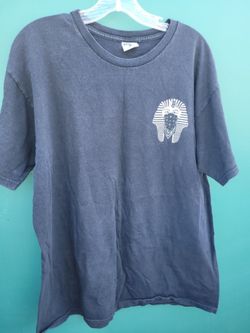 Used CROOKS &amp; CASTLES BLACK large T-SHIRT h13clf 20s 10x8x1 8oz &KuB