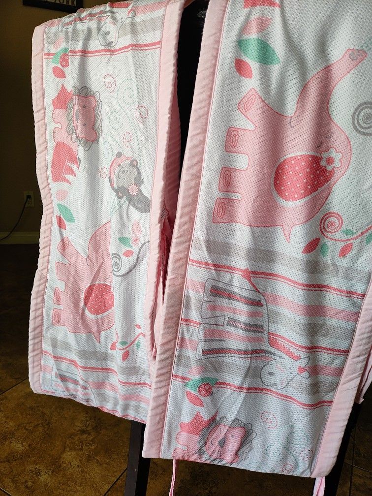 breathable mesh crib liner