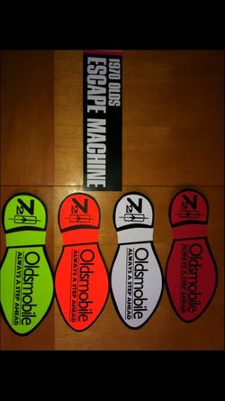 Vintage Oldsmobile decals