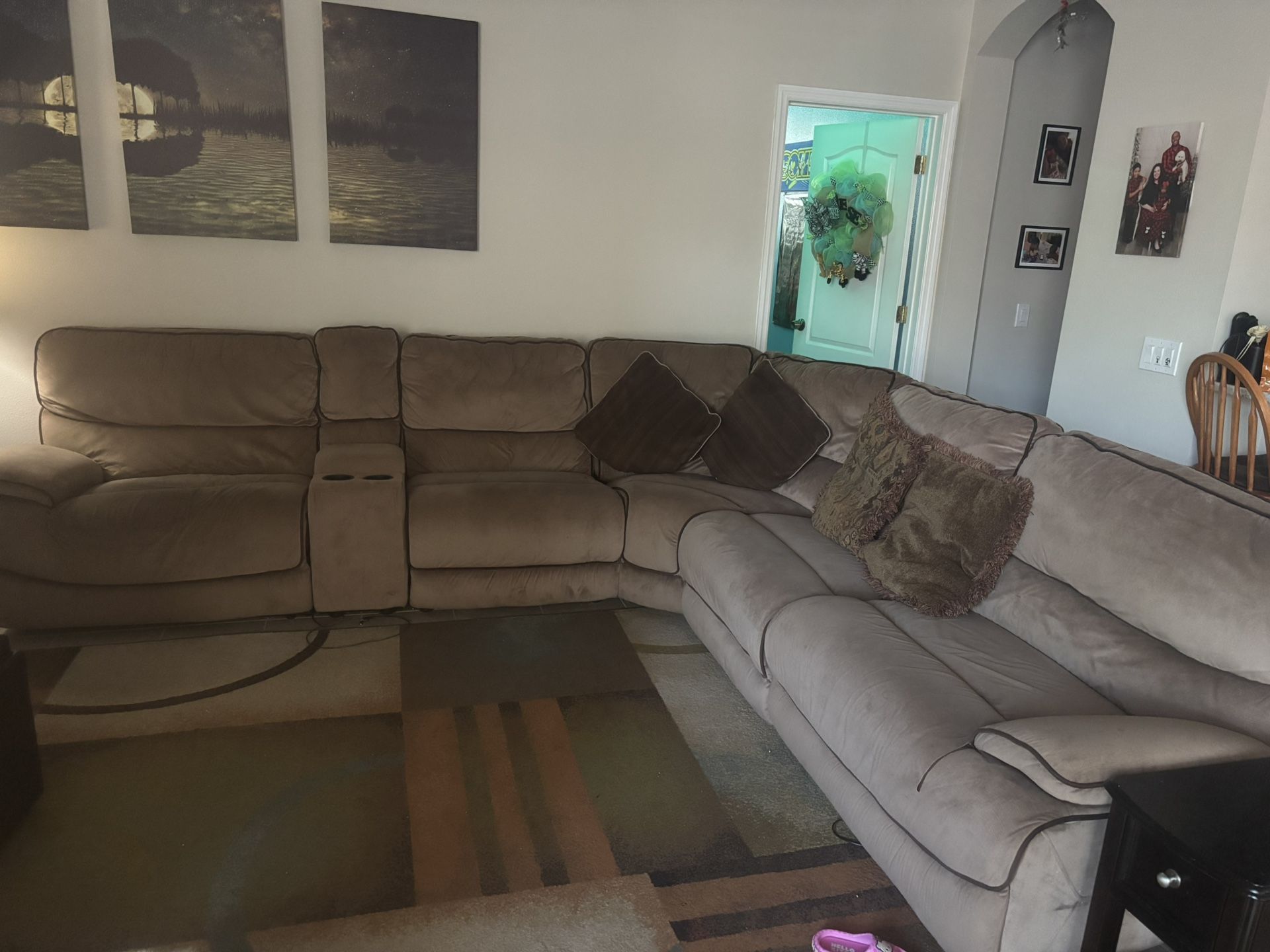 Beautiful Light Brown Couch