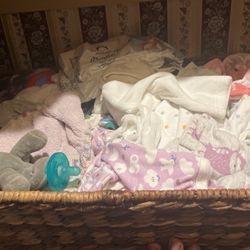 Baby girl clothes And Diapers