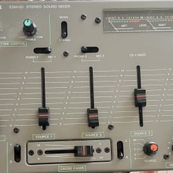 Radio Shack Stereo sound Mixer  / Model SSM-60