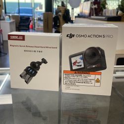Dji Action 5 Pro Action Camera + Magnetic Hand Strap