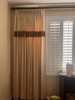 Drapes With Rod .