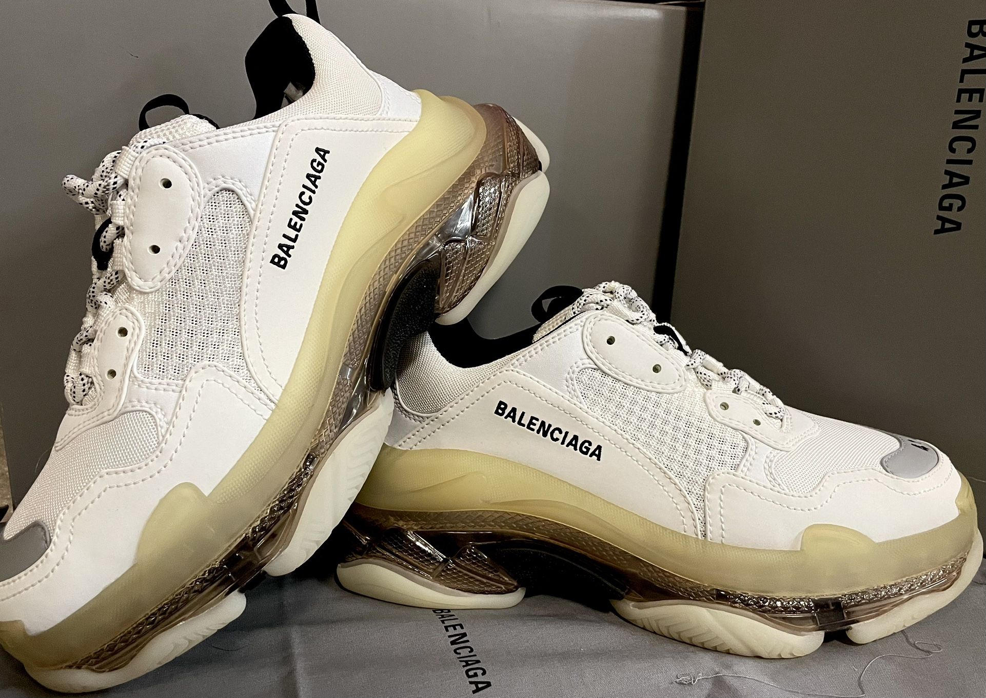 Balenciaga Triple S White