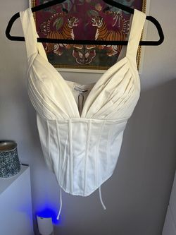 Fashion Nova White Corset Top