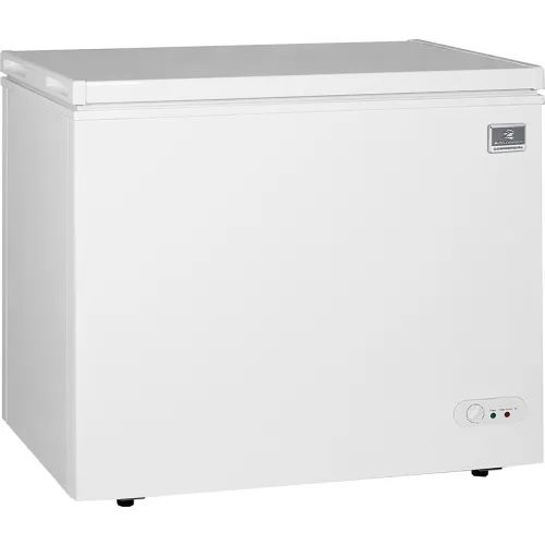 KelvinatorĀ® Chest Freezer w/ Solid Top, 7 Cu.ft Capacity, White