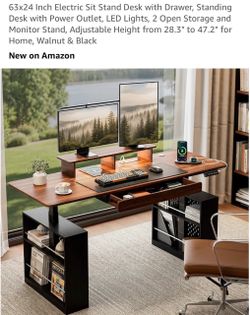 Walnut Standing Desk (Unopened)