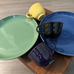 Fiesta Fiestaware Plate/Platters/Bowls and Teacups Mugs