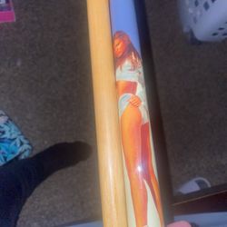 Vintage Limited Edition Playboy Carmen Electra Billiards Pool Cue Stick
