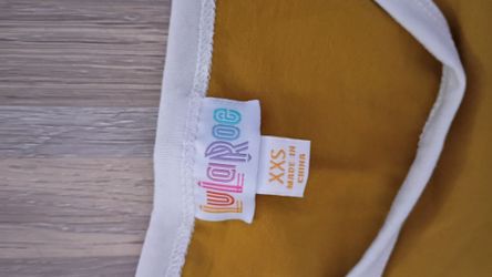 LuLaRoe Mustard Yellow Top XXS