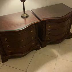 Matching Pair Of Nightstands Or End Tables