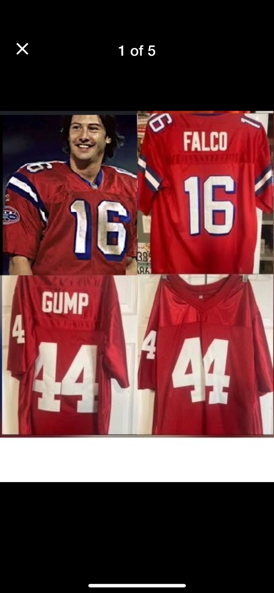 Movie Football And Tv Show Jerseys
