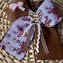 reindeer bow moño