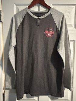 San Francisco 49ers Parkway Raglan Henley Long Sleeve T-Shirt