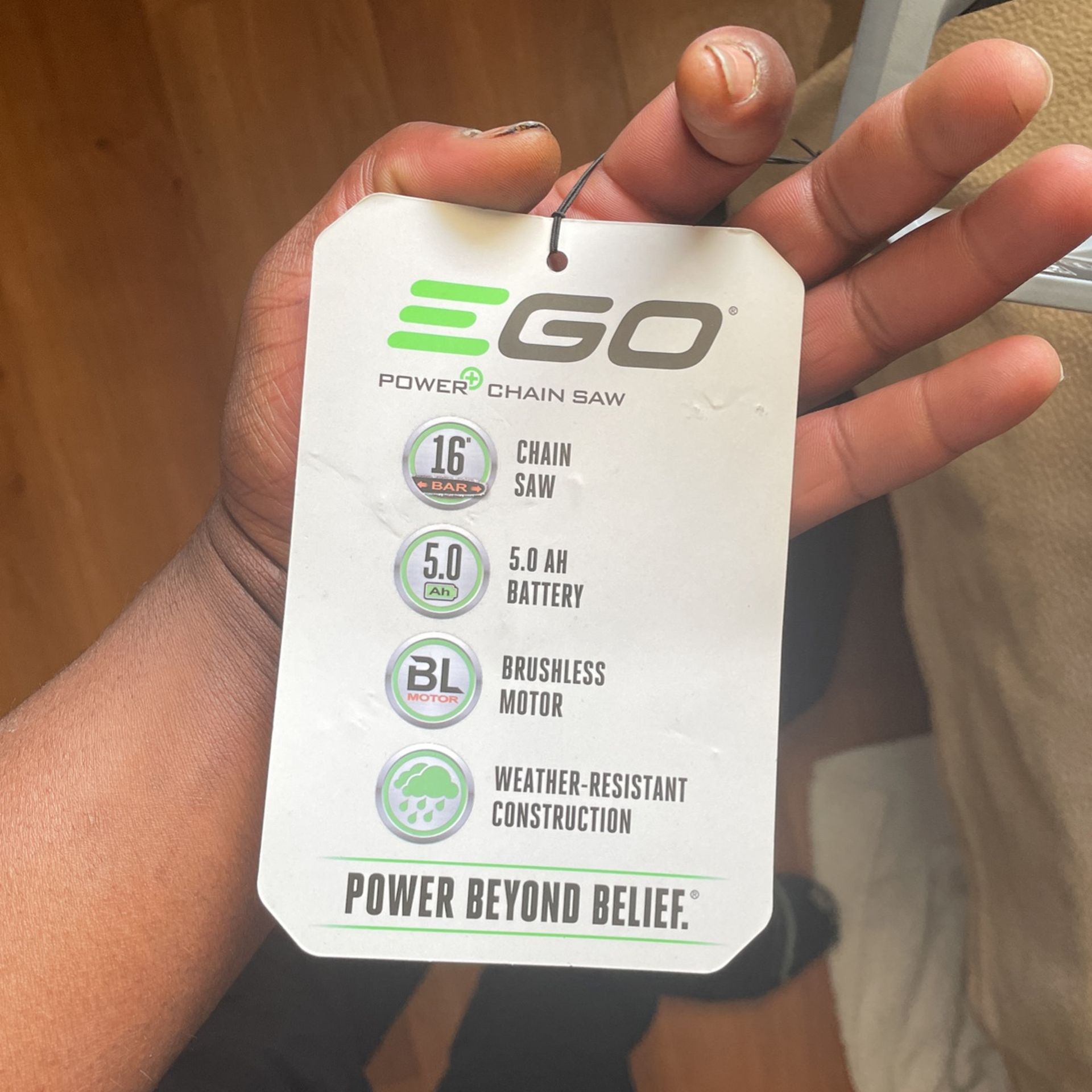 EGO Chain Saw