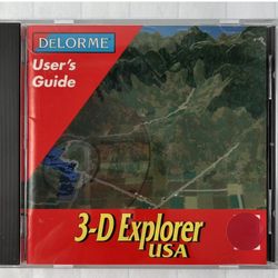 1996 Delorme Users Guide Street Atlas USA CD ROM