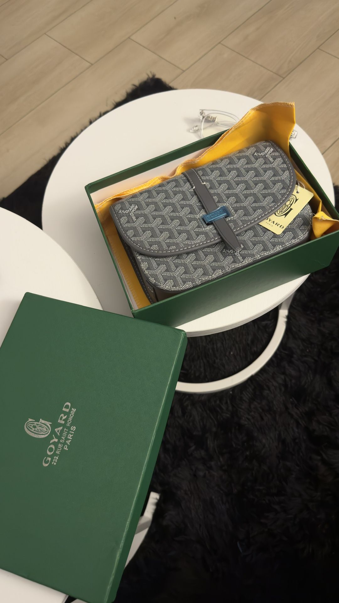 Goyard Belvedere PM Grey