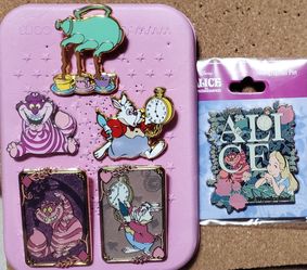 Disney Bundle of 6 Alice in Wonderland pins