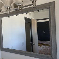 Bathroom vanity mirror