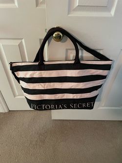 Victoria's Secret Striped Tote Bag