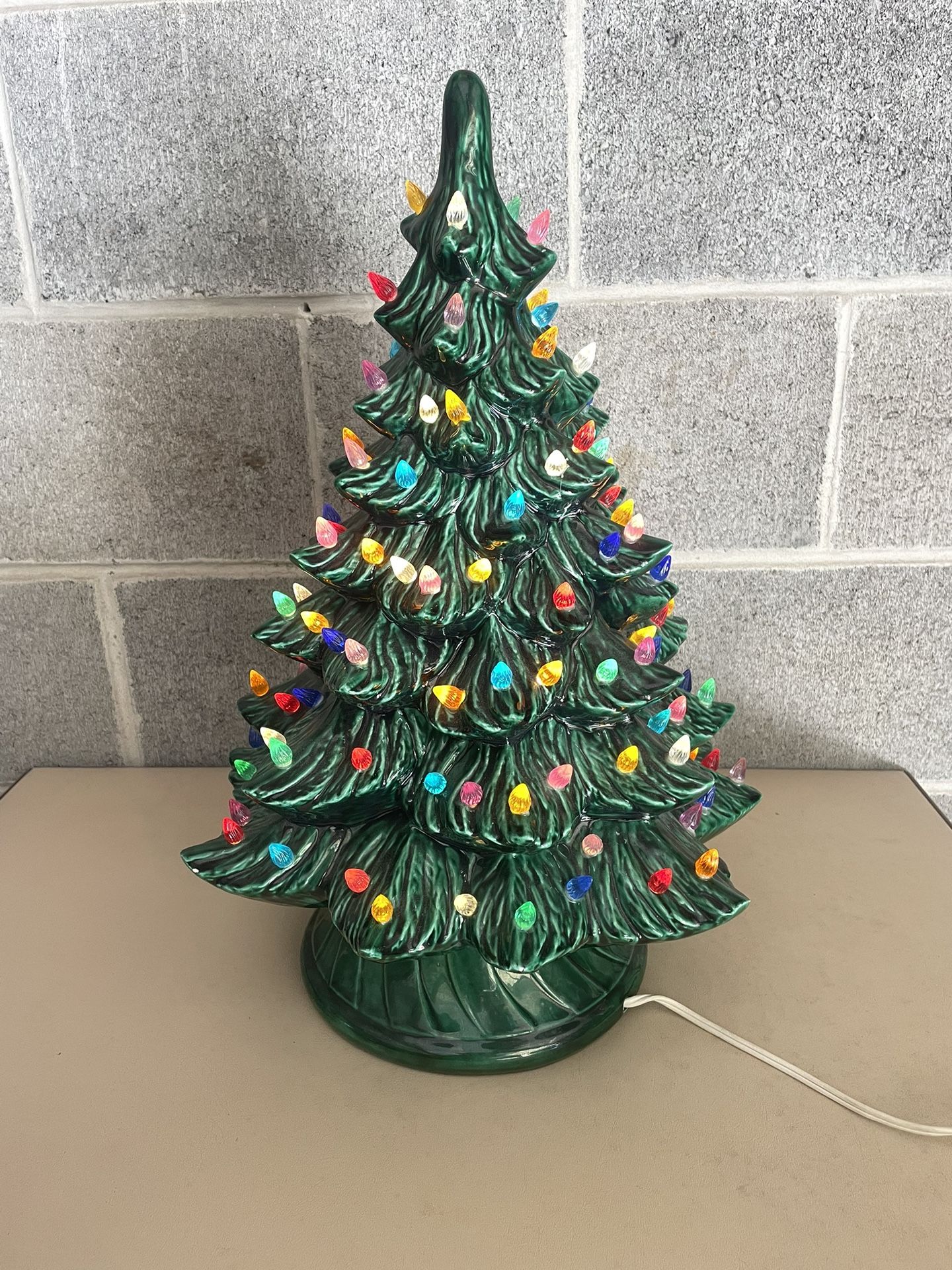 Vintage Ceramic Christmas Tree