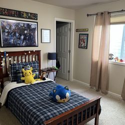 Twin bed Frame And Mattress