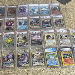 26 Pokemon Card Graded PSA TAG CCG Slabs Bundle Lot Collectiom