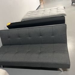 Sleeper Sofa, Click Clack Sofa (2 Color Option Black & Grey) 💥store Closing Liquidation 