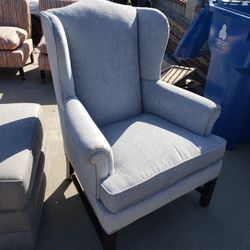 WINGBACK CHAIR REUPHOLSTERED 