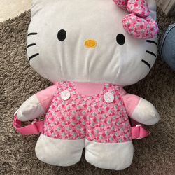 Hello Kitty Plush Backpack