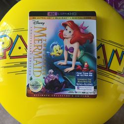 The Little Mermaid 4K and Blu Ray