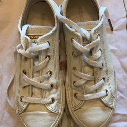 “Converse” Leather White Color 