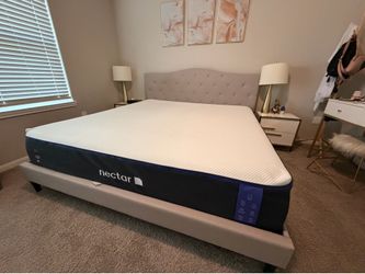 Nectar Classic 12" King Mattress - $300 (Frame available too)