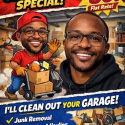 Garage cleaning/Clearing & Organizing