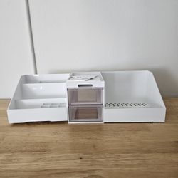 White Skincare Organizer In Good Shape.