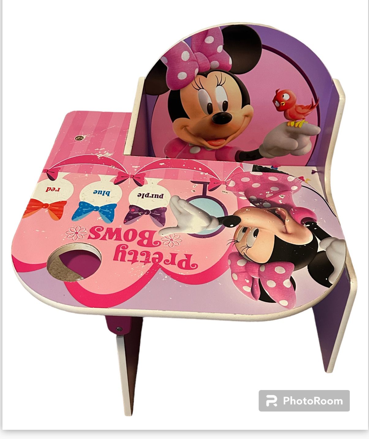 Chair Desk, Disney Minnie Mouse