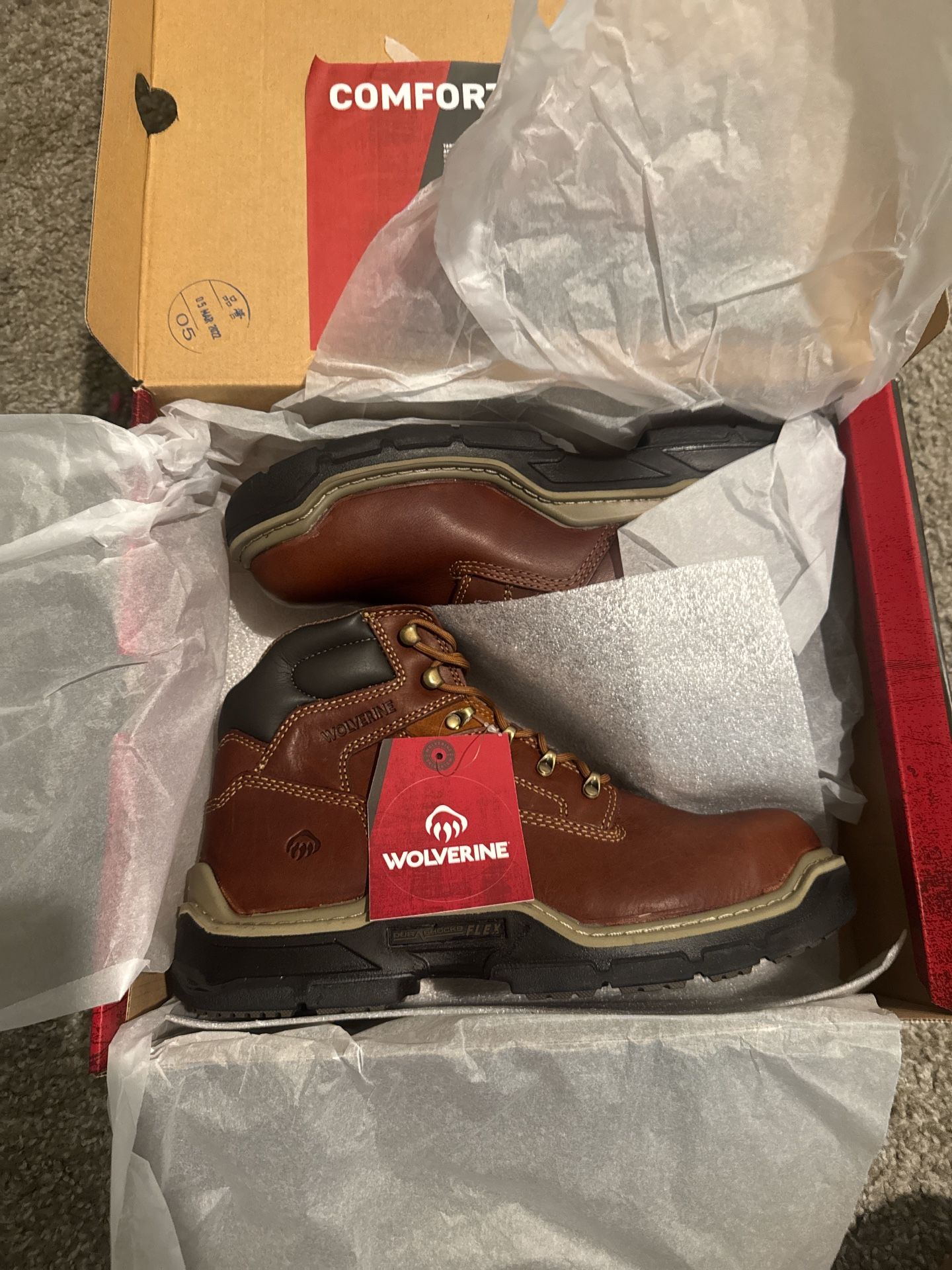 Wolverine Raider Durashock Work Boots