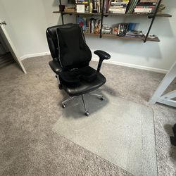Compute Chair And Glass Mat