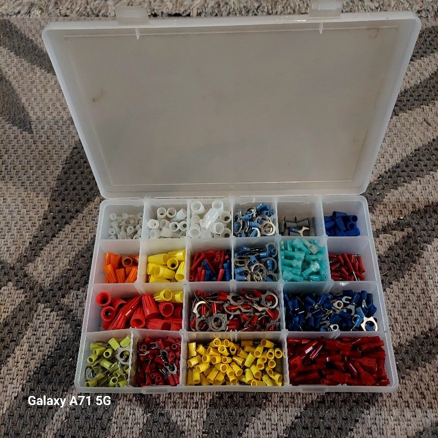 Electrical Assortment Kit With Terminals and Connectors.