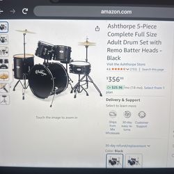 Brand New Still In The Box Drum Set…