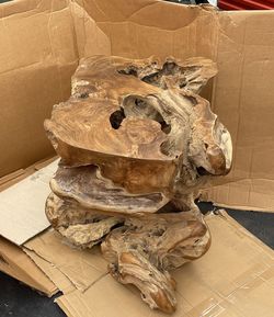 Teak Wood Side  Console table 