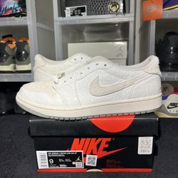 Air Jordan 1 Low ‘Give Them Flowers’- 9M- Og All 