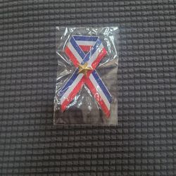 Set of 25 lapel  U.S.,  American, Patriotic ribbons