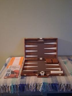 Backgammon Set with Dice and Instructions