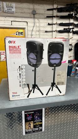 QFX PBX-808TWS Portable Bluetooth Speakers