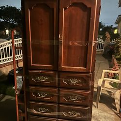 2 Armoire/ Dresser - Solid Wood