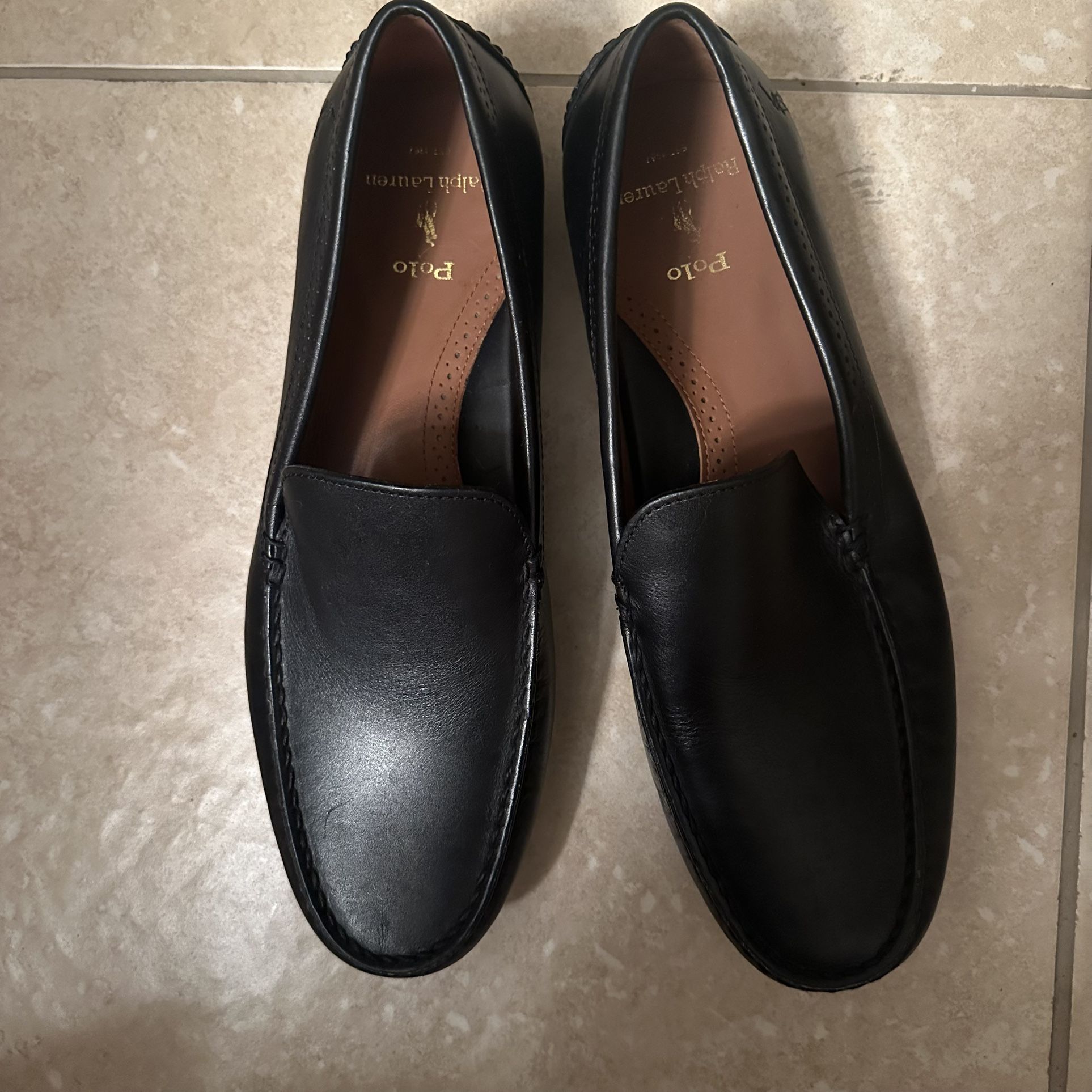 BRAND NEW NO BOX TRIED ON POLO RALPH LAUREN MEN DRIVING SHOES REDDEN  SIZE 11D