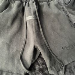 Black Essentials Fear Of God Shorts 