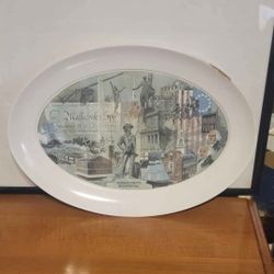 Vtg Bicentennial Platter 